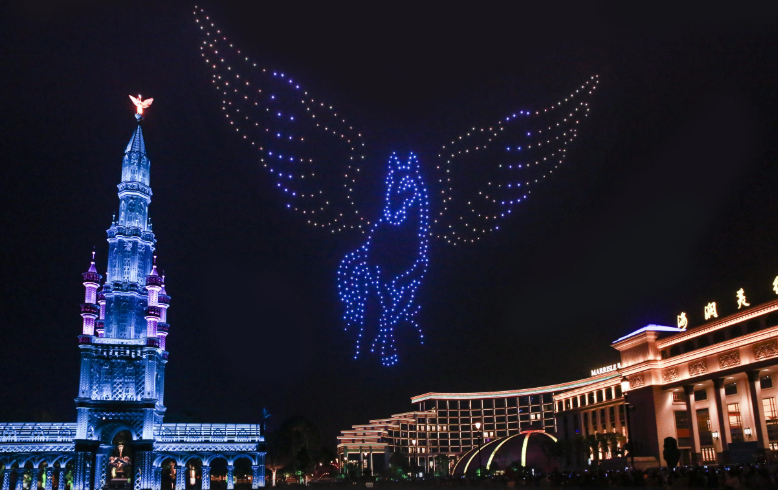 無人機表演用的是什么無人機?400臺無人機表演一次多少錢?